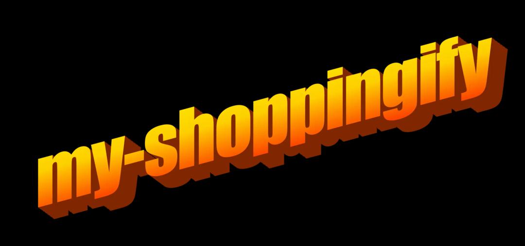 my-shoppingify but in cool wordart